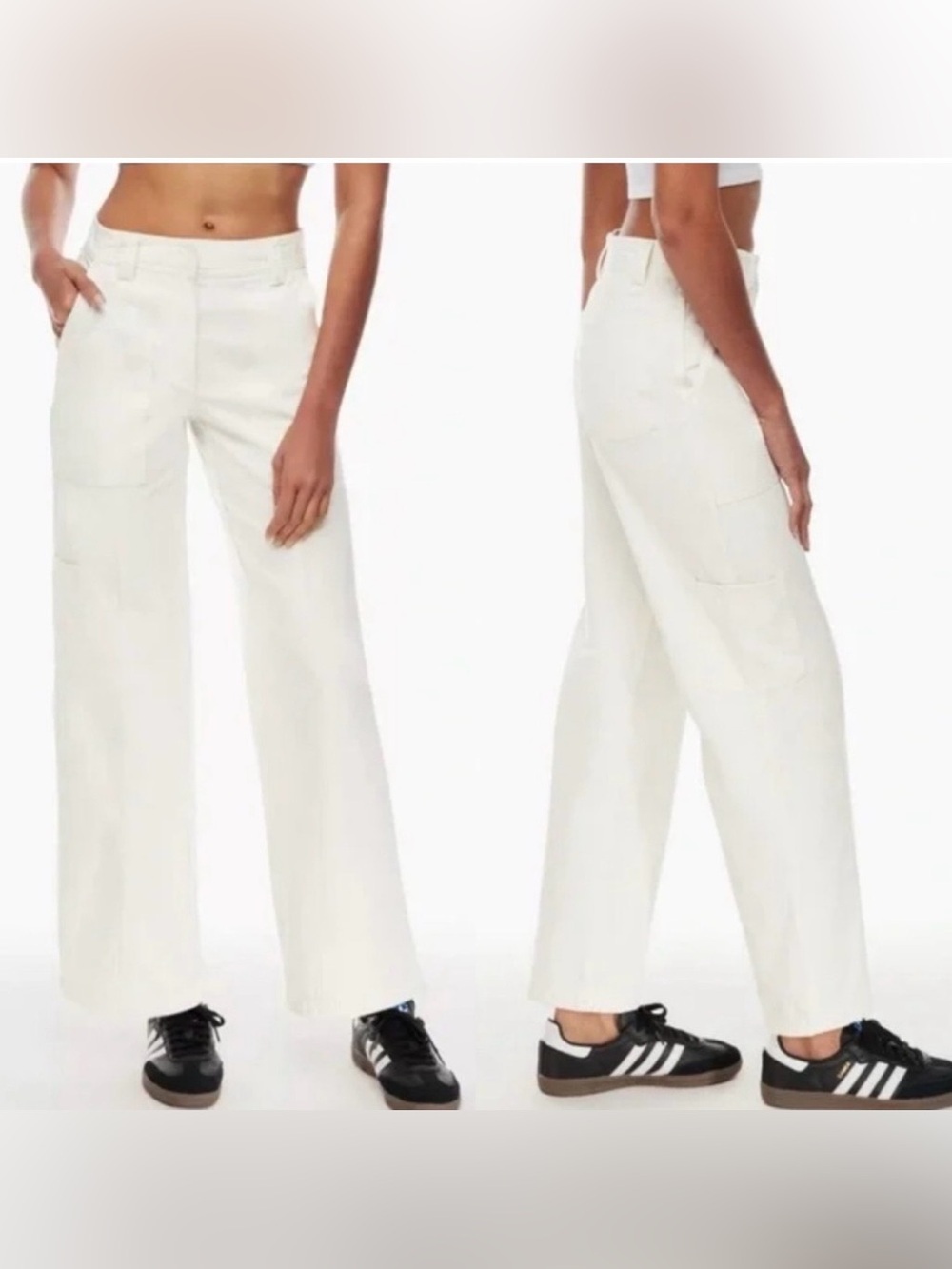 Aritzia Sunday Best Oscar Carpenter Pants Size 2 Light Birch Organic Cotton